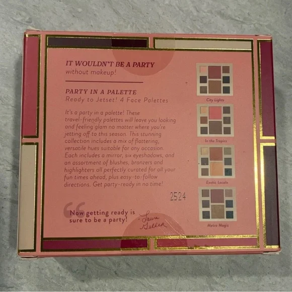 Laura Geller Glamorous Gold and Pink Eyeshadow Palette